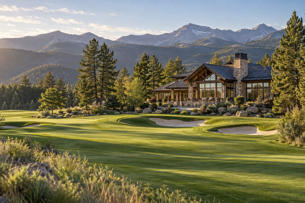 Mountain home bordering a Southwest Colorado golf course
